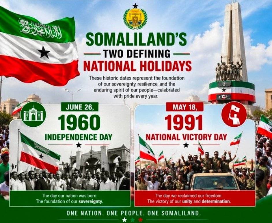 Somaliland's Twin National Holidays (1960 & 1991)